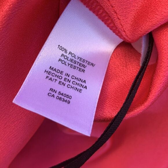 Rachel Roy Most Wanted Lotus Red Lg Scoop Neck Short Sleeve Barbie Hot Pink - Picture 7 of 11